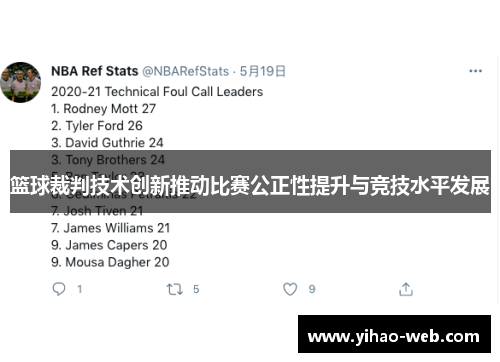 篮球裁判技术创新推动比赛公正性提升与竞技水平发展